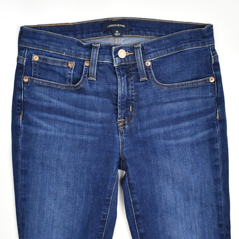 J. Crew Toothpick 8" Skinny Jeans 26 - Picture 4 of 6